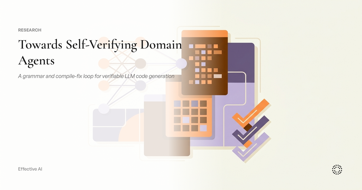 Towards Self-Verifying Domain Agents