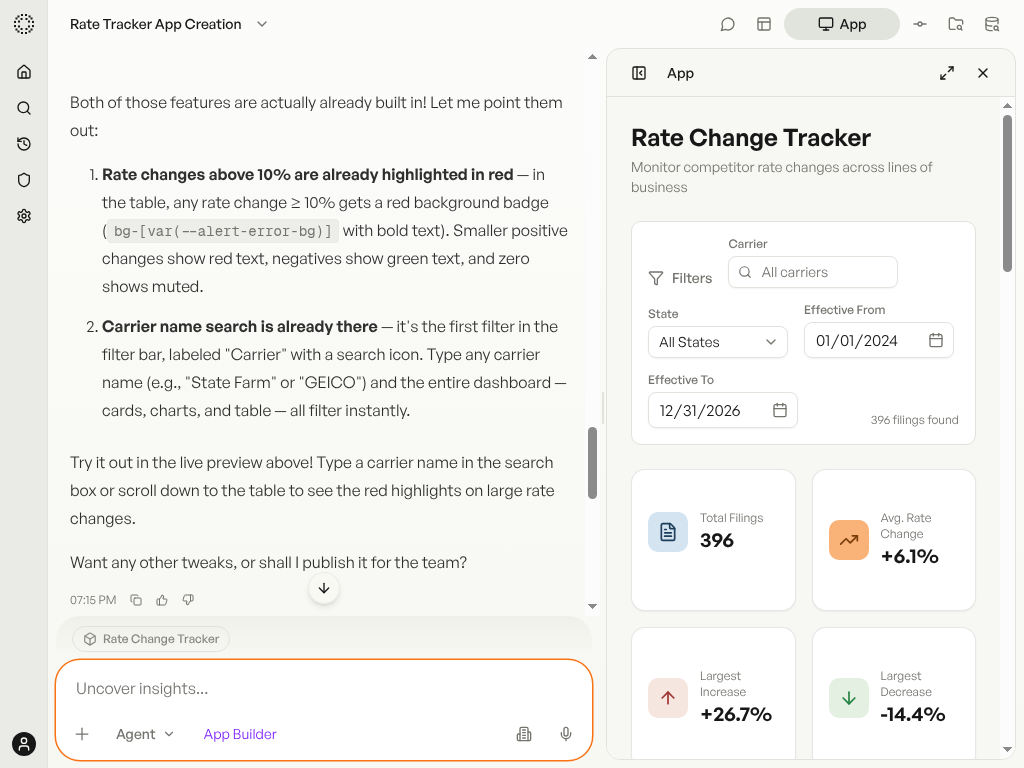 Refine with Feedback — screenshot